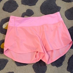 Lululemon light pink shorts SZ 8 TALL, NO FLAWS!!